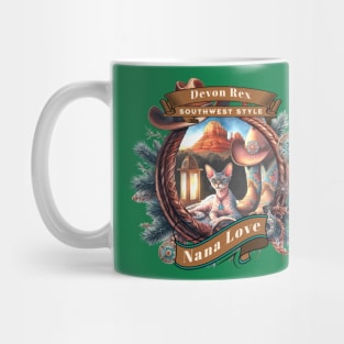 Sedona Cat Southwest Style Nana Love 43D Mug